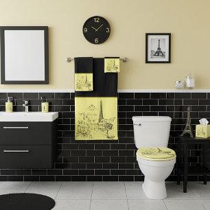 Cafe Paris Bath Towel Set