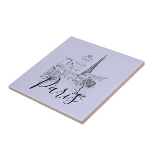 Cafe Paris Ceramic Tile