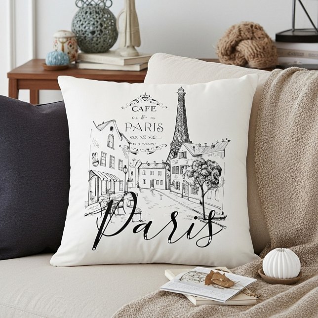 Cafe Paris   Cushion (Creator Uploaded)