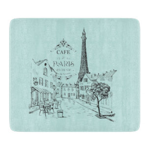 Cafe Paris Cutting Board