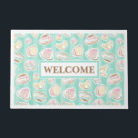 Café Paris Doormat<br><div class="desc">Enjoy a wonderful sunny spring having your favorite Parisian brunch!. You can personalize it with your name! :D ♡
© Mia Valdez</div>