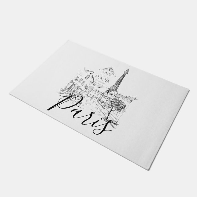 Cafe Paris   Doormat (Angled)