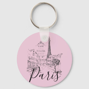 Cafe Paris Keychain