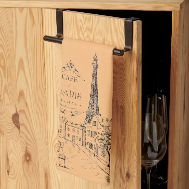 Cafe Paris Kitchen Towel (Thirds Fold)
