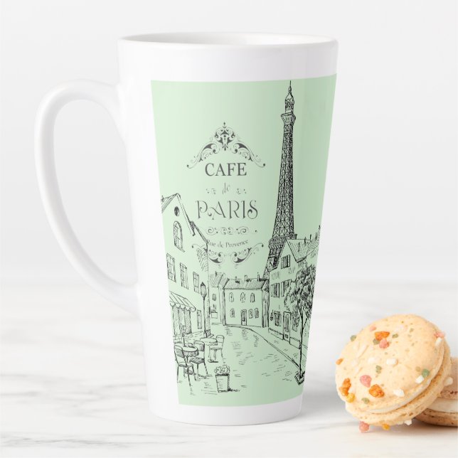 Cafe Paris Latte Mug (In Situ)