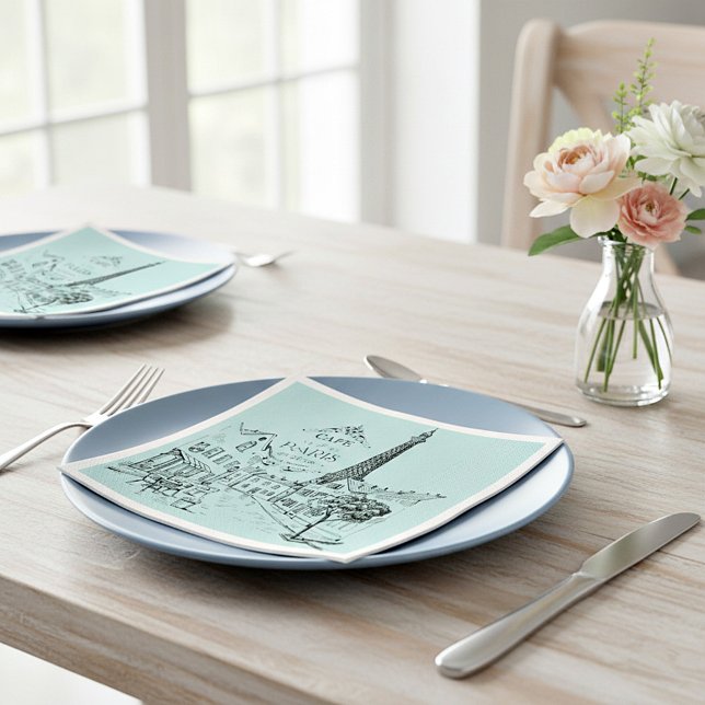 Cafe Paris Napkins (Creator Uploaded)