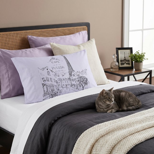 Cafe Paris Pillowcase (Creator Uploaded)