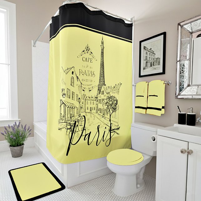 Cafe Paris   Shower Curtain (Creator Uploaded)