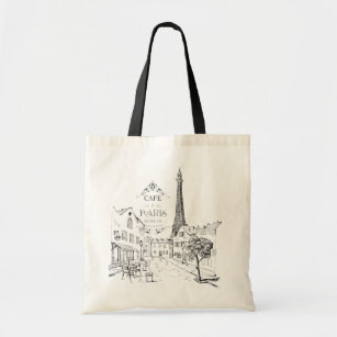 Cafe Paris Tote Bag