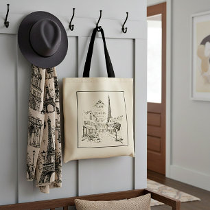 Cafe Paris Tote Bag
