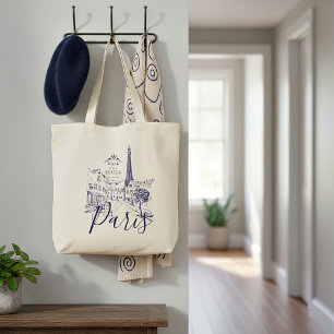 Cafe Paris Tote Bag