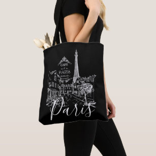 Cafe Paris   Tote Bag