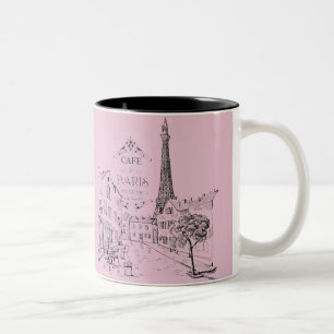 Cafe Paris Two-Tone Coffee Mug