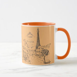 Cafe Paris Two-Tone Coffee Mug