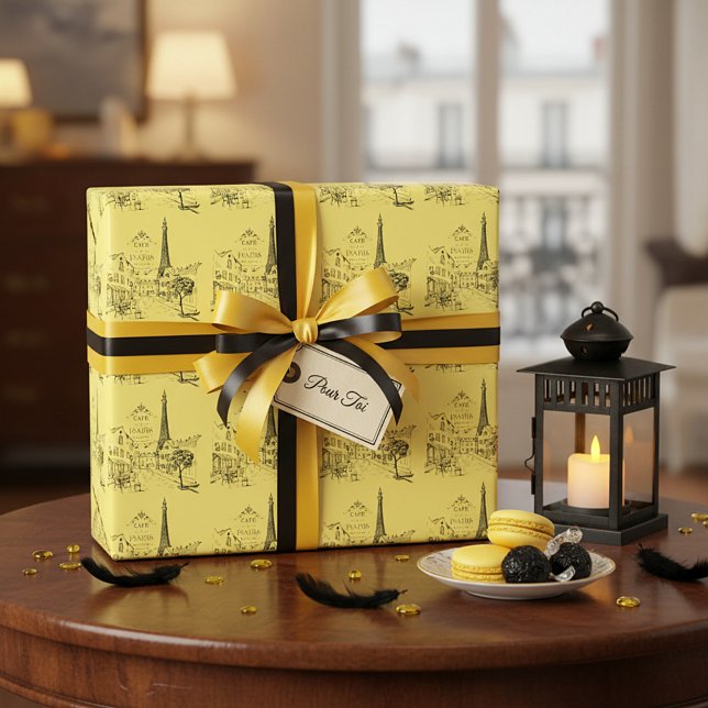 Cafe Paris Wrapping Paper (Creator Uploaded)
