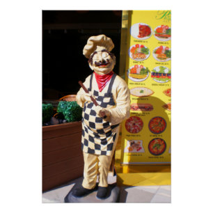 Cafe Pasa Kebap in Kemer. Turkey Poster