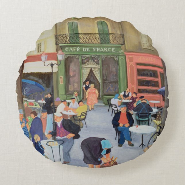 Cafe Provence Round Cushion (Front)