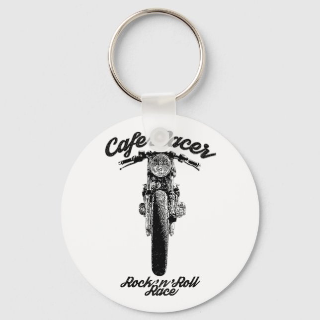 Cafe Racer Key Ring (Front)