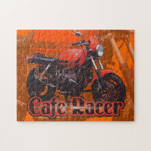 Cafe Racer Motorcycle Jigsaw Puzzle