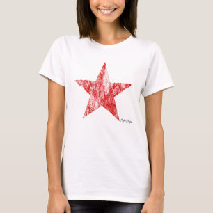 Cafe Racer Red Star Vintage Styled T-Shirt