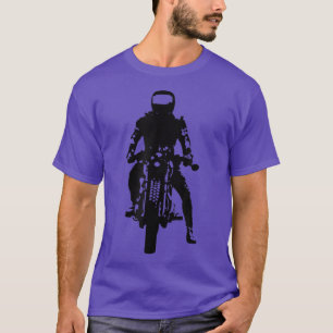 Cafe Racer Rider - Vintage Motorcycle - Retro Bike T-Shirt