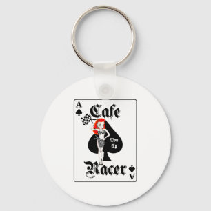 Cafe Racer Tonne Up Redhead Key Ring