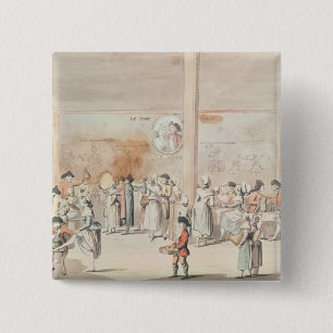 Cafe Ramponneau 15 Cm Square Badge