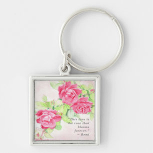 Cafe Roses Key Ring