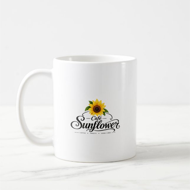 Cafe Sunflower Official Coffee Mug (Left)
