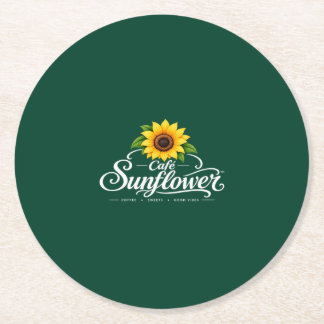 Cafe Sunflower Official Paper Coaster