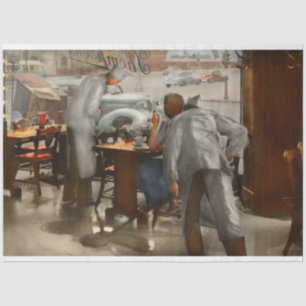 Cafe - Table for one 1941 Tissue Paper