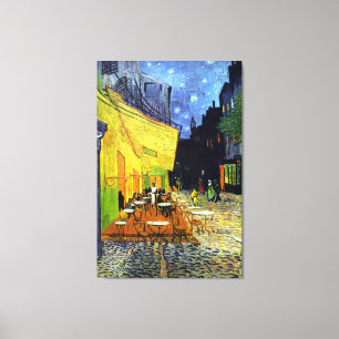 Café Terrace at Night by Van Gogh Fine Art Canvas Print
