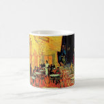 Cafe Terrace at Night by Vincent van Gogh Coffee Mug<br><div class="desc">Cafe Terrace on the Place du Forum by Vincent van Gogh is a vintage fine art post impressionism architectural cityscape painting. An exterior view of a restaurant with tables, chairs, waiters, and people dining. A beautiful night with stars in the sky in Arles, France. About the artist: Vincent Willem van...</div>