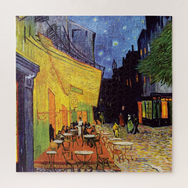 Cafe Terrace at Night by Vincent Van Gogh Jigsaw Puzzle (Vertical)