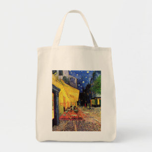Cafe Terrace at Night by Vincent van Gogh Tote Bag