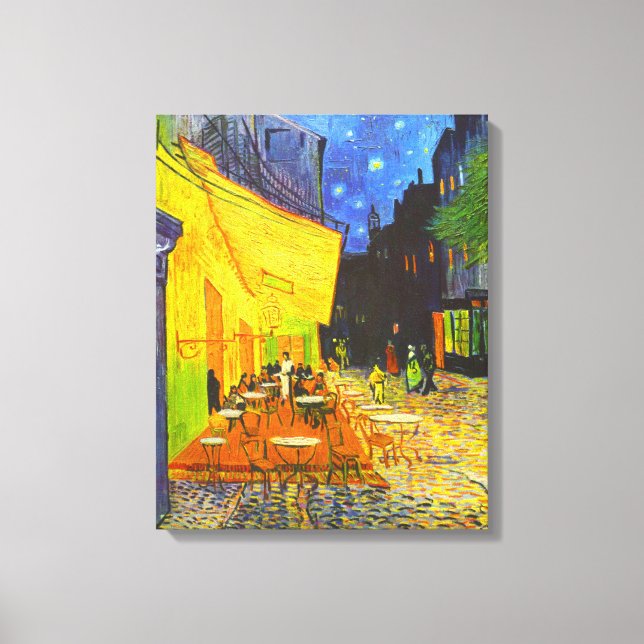 Cafe Terrace at Night Canvas Print (Front)