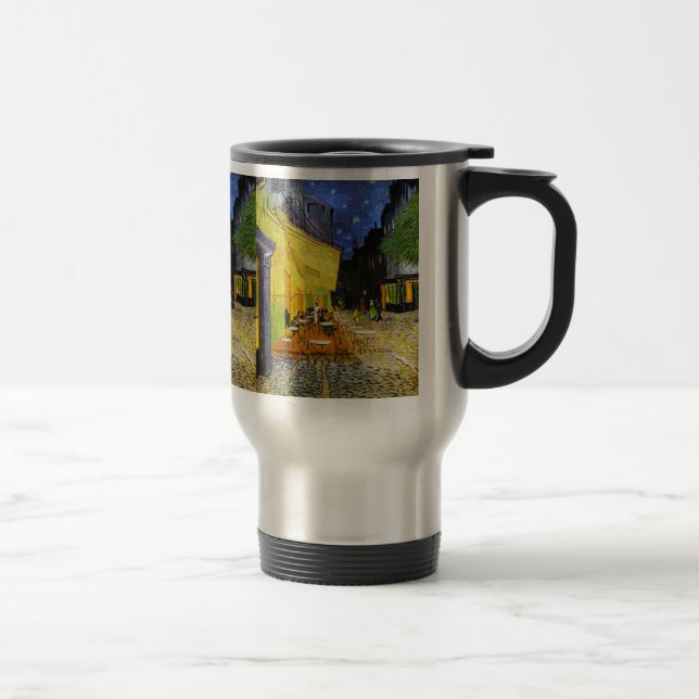 Cafe Terrace at Night Travel Mug (Right)