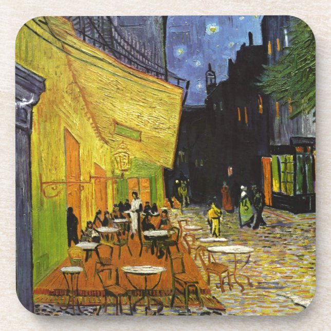 Cafe Terrace at Night Van Gogh Coaster (Front)