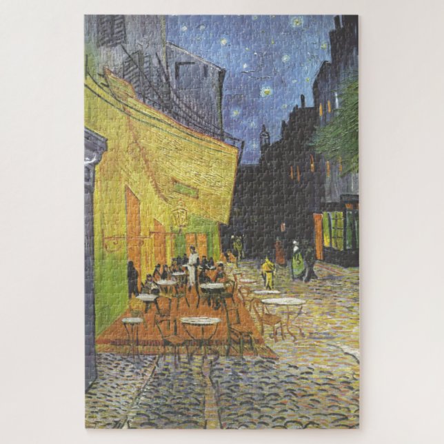 Cafe Terrace at Night Van Gogh Jigsaw Puzzle (Vertical)