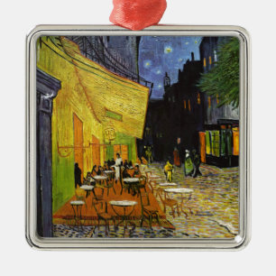 Cafe Terrace at Night Van Gogh Metal Tree Decoration