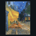 Cafe Terrace at Night Van Gogh Notebook<br><div class="desc">Café Terrace at Night,  also known as The Cafe Terrace on the Place du Forum,  was painted by Vincent van Gogh in Arles,  France,  mid-September 1888.</div>