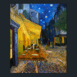 Cafe Terrace at Night | Van Gogh | Poster<br><div class="desc">Cafe Terrace at Night is a 1888 painting by Vincent Van Gogh.</div>