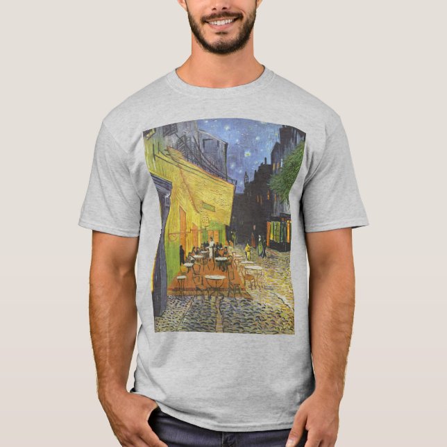 Cafe Terrace at Night Van Gogh T-Shirt (Front)
