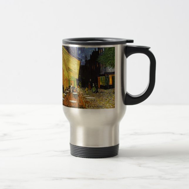Cafe Terrace at Night Van Gogh Travel Mug (Right)