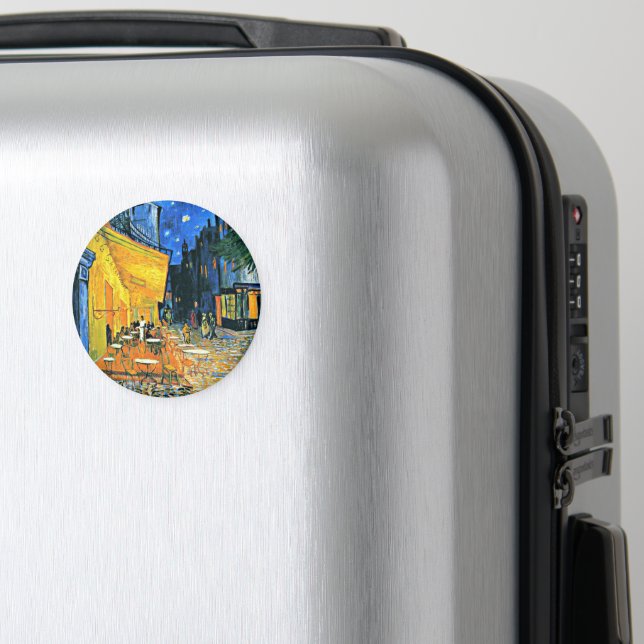 Cafe Terrace by Vincent van Gogh, Magnet (In Situ (Luggage))