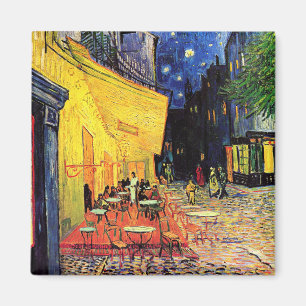 Café Terrace on the Place du Forum, Arles at Night Magnet