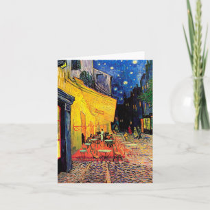 Cafe Terrace Place du Forum Van Gogh Fine Art Card