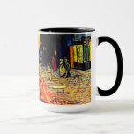 Cafe Terrace Place du Forum Van Gogh Fine Art Mug<br><div class="desc">The Cafe Terrace Place du Forum, Vincent van Gogh, Arles September 1888. The painting is currently at the Kröller-Müller Museum in Otterlo, Netherlands. Vincent Willem van Gogh (30 March 1853 – 29 July 1890) was a Dutch Post-Impressionist artist. Some of his paintings are now among the world's best known, most...</div>