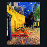Cafe Terrace Place du Forum Van Gogh Fine Art Poster<br><div class="desc">The Cafe Terrace Place du Forum, Vincent van Gogh, Arles September 1888. The painting is currently at the Kröller-Müller Museum in Otterlo, Netherlands. Vincent Willem van Gogh (30 March 1853 – 29 July 1890) was a Dutch Post-Impressionist artist. Some of his paintings are now among the world's best known, most...</div>