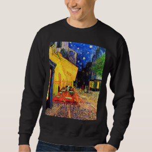 Cafe Terrace Place du Forum Van Gogh Fine Art Sweatshirt